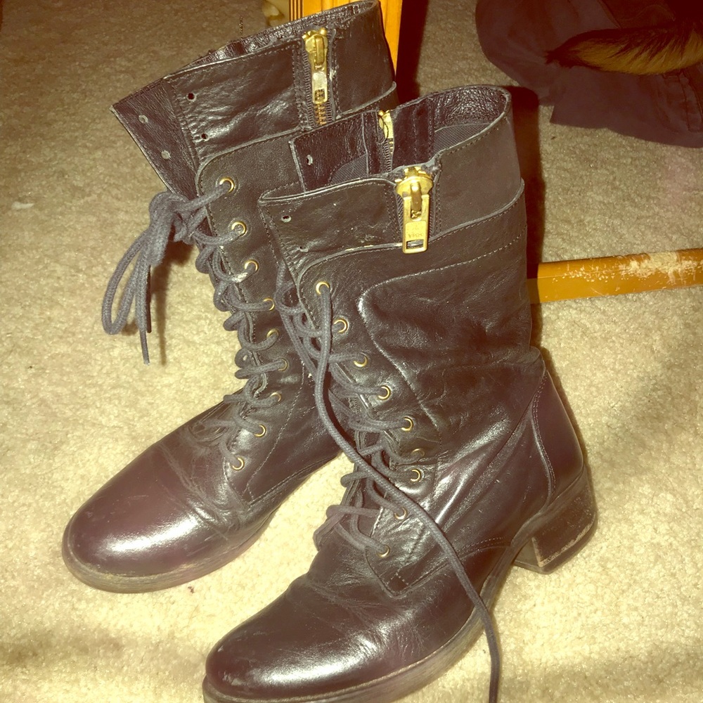 Steve Madden combat boots